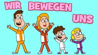 ♪ ♪ Kinderlied Familien Sport | Wir bewegen uns - Mitmachen & Bewegen - Hurra Kinderlieder