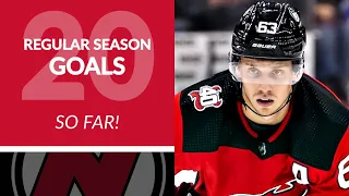 Jesper Bratt's First 20 Goals of 22/23 NHL Regular Season