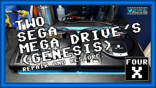 Two SEGA Mega Drive's - Genesis - Repair and Restore.