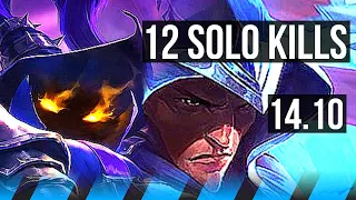 VEIGAR vs TALON (MID) | 12 solo kills | BR Master | 14.10