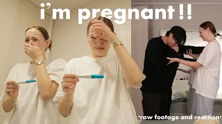 finding out... I'M PREGNANT ! 👼🏻 & telling my husband we'll be parents