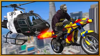 GTA 5 Roleplay - flying jet power bikes trolling cops | RedlineRP