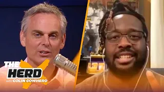 Gerald McCoy is happy to be a Cowboy, talks Jerry Jones, Drew Brees & Brady | NFL | THE HERD