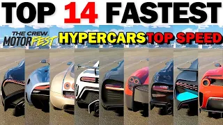 Top 14 Fastest Hypercars in The Crew Motorfast | 2024