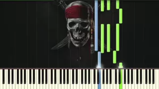 Pirates of the Caribbean - MEDLEY [Kyle Landry] - Piano tutorial (Synthesia)