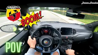 ABARTH 595 PISTA 160 HP / 4K POV TEST DRIVE by Drivers Paradise