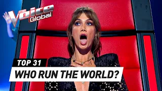 One Hour of the GREATEST Blind Auditions by WOMEN on The Voice