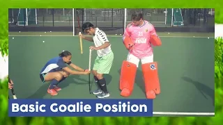 Basic Goalie Body Position - Goalkeeper Technique | Hockey Heroes TV