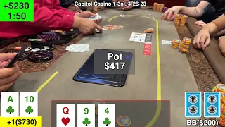 Wild Session at Capitol Casino, poker vlog 157