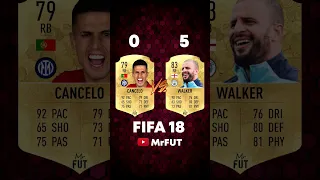 CANCELO vs WALKER 🤯 #fifa23 #fifa22 #fifa #fut #football #cancelo #walker