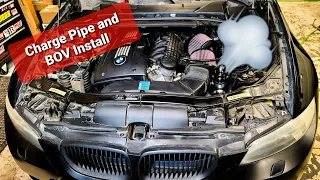 BMW E92 N54 Charge Pipe BOV Install - N54 Won't Boost