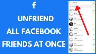 How To Delete All Facebook Friends In One Click