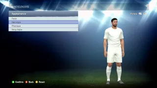 Create a player in PES 2015