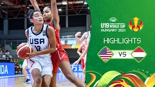 USA vs. Hungary | Full Highlights | Semi-Final - FIBA U19 Women's Basketball World Cup 2021