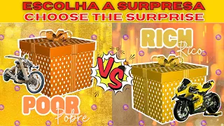 CHOOSE YOUR GIFT - RICH OR POOR 🎁 ELIGE TU REGALO  - RICO O POBRE 🎁 ESCOLHA O SEU PRESENTE 🎁