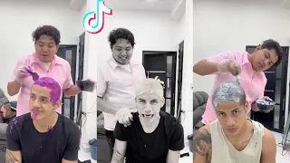 COMO PONER UN COLOR DE PELO || LOS MAS GRACIOSOS VIDEOS DE PAKOYASO TIKTOK 2022 || MORIRAS DE RISA