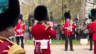 Band of the Irish Guard Performing at Wellington Barracks (Changing the Guard)