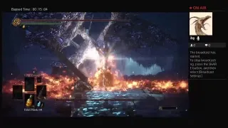 Ultra greatsword vs Darkeater midir hard fight