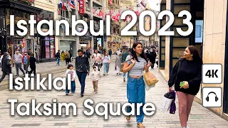 Istanbul 🇹🇷 Istiklal, Taksim Square [ 4K ] Walking Tour