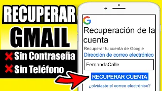 Cómo RECUPERAR MI CUENTA DE GOOGLE / GMAIL 2024 | NUEVO METODO (❌Sin Contraseña ❌Sin teléfono)