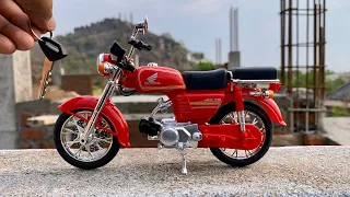 1:12 Scale  Honda Jialing JH70 Diecast Motorcycle [ Unboxing ]