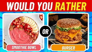 Would You Rather...? Breakfast VS Dinner 🥐🍔 Quiz Masters
