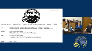 PPRTA Citizens Advisory Committee - May 1, 2024