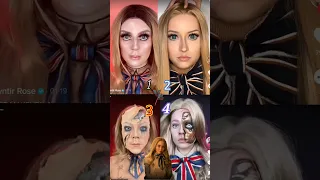 🤐🔥🤯MAKE UP INSPIRED🔥💥 by M3GAN #shorts #trending #tiktok #m3gan