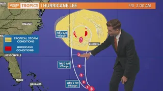 Tuesday morning tropical update: Lee a major hurricane, impacts possible for parts of New England