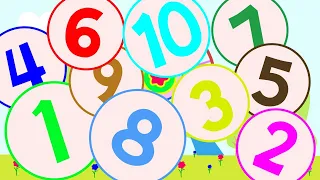 Цифры для детей на английском языке. Учимся считать от 1 до 10. Learning to count to 10.