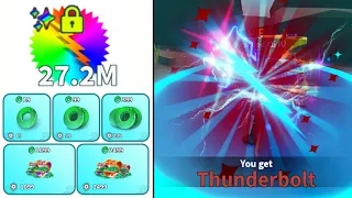 ETERNAL THUNDER BOLT!! JADE CURRENCY! New Strongest Weapon in Weapon Fighting Simulator (Roblox)