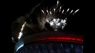 Firework's display Phil. Arena July 27, 2014 INC Sentennial Celebration