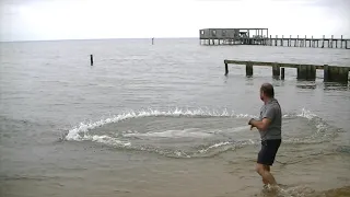 Catching Shrimp/bait with a 10' cast net