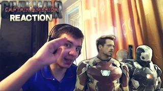 Reaction | Тизер-Трейлер "Marvel's Captain America: Civil War/Первый Мститель: Противостояние"