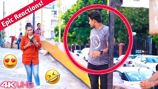 Running into Poles🤣while staring at 😍Girl's Part - 4 || Epic Reactions || Sspranktv