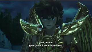 Saint Seiya Netflix 2 Season - Seiya Vs Aioria [Audio Japanese]