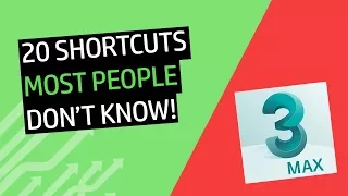 3DS MAX SHORTCUTS - Tips and Tricks Only a few people know