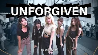 [ KPOP IN PUBLIC / ONE TAKE ] Le sserafim -'Unforgiven' Dance Cover by Drama King from Taiwan