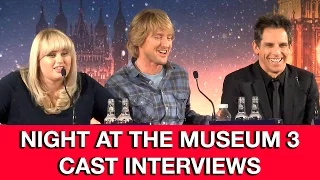 NIGHT AT THE MUSEUM 3 Secret of the Tomb Cast Interviews