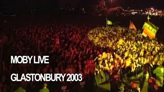 Moby 'Feeling So Real' Live at Glastonbury