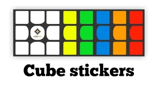 Rubik's cube stickers | cubelelo stickers | sharret