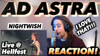 Nightwish - Ad Astra (live @Hellfest 2022) REACTION! (OH, I LOVE THAT!!!)