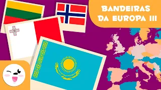 Bandeiras da Europa III - Geografia para crianças