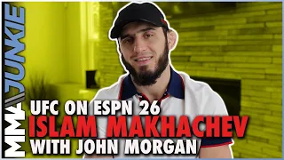 Islam Makhachev praises Khabib's transition to coaching | UFC on ESPN 26 interview
