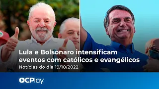 Lula e Bolsonaro intensificam eventos com católicos e evangélicos