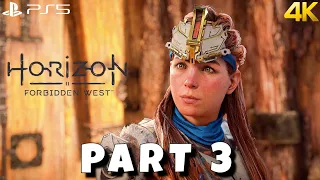 HORIZON FORBIDDEN WEST PS5 Gameplay Walkthrough PART 3 [4K 60FPS] No Commentary