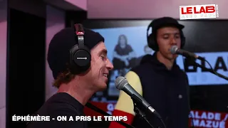 EPHEMERE (Ben Mazué, Gaël Faye et Grand Corps Malade) en live avec "On a pris le temps" dans Le Lab