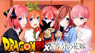 🍙gotoubun no hanayome🌸,Reacciona 🐉a son Goku Parte 1/3🍥💮