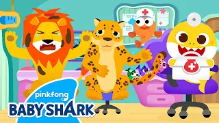 Scary Predator Friends Go to Baby Shark Hospital! | Baby Shark's Hospital Play | Baby Shark Official