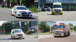 [OPENDAG GEZAMENLIJKE BRANDWEER AMSTERDAM 2024] diverse hulpdiensten met spoed bij opendag GBA